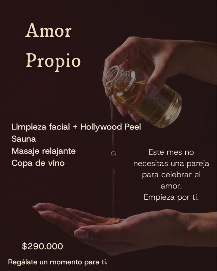 Promoción Amor Propio: Este mes no necesitas una pareja para celebrar el amor. Empieza por ti.