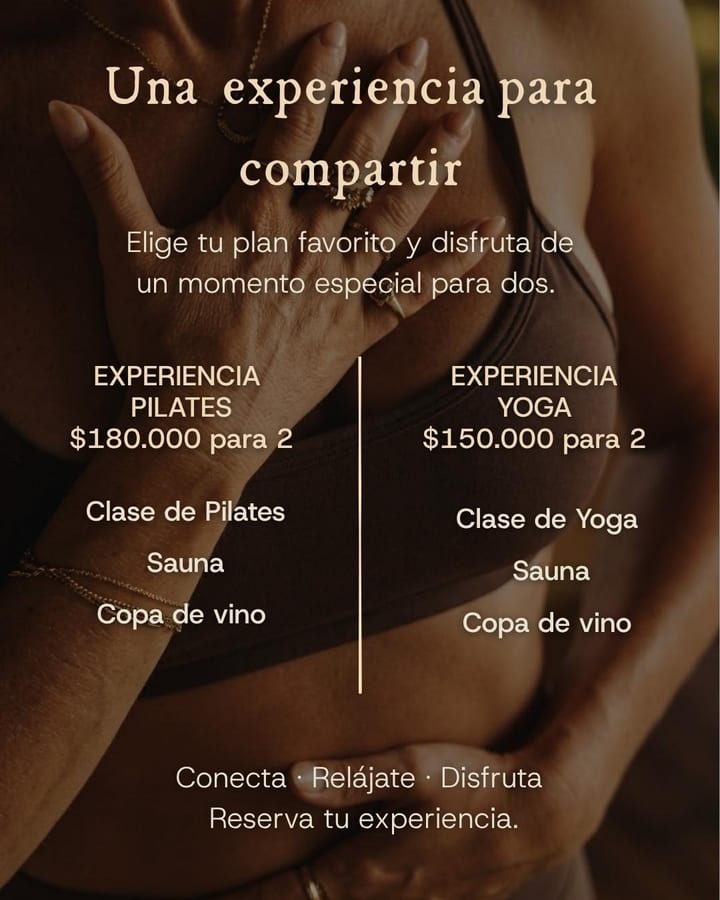Promoción Una experiencia para compartir: Elige tu plan favorito y disfruta de un momento especial para dos.